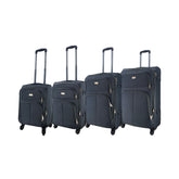 Ormi UoF trolley bőröndkészlet: 4 puha textilből készült, ütésálló bőrönd, bővíthető - SX 50 cm, S 55 cm, M 65 cm, L 75 cm méretek