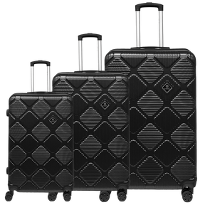 Nastavitev potniških kovčkov Ormi Diamond Lux - Lahka, Trajna in Elegantna | Vključuje 3 torbe na kolesih