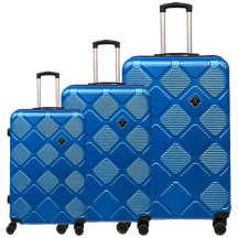 Set di Valigie da Viaggio Ormi Diamond Lux - Leggero, Resistente ed Elegante | Include 3 Trolley: Piccola (55 cm), Media (65 cm), Grande (75 cm)
