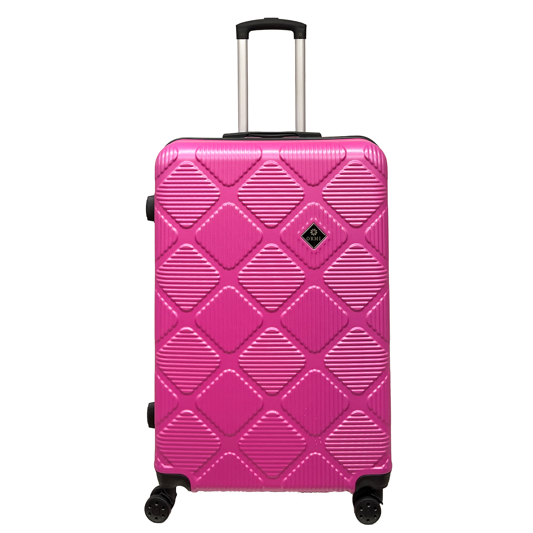 Ormi Diamond Lux: Μεγάλη βαλίτσα 75x50x30 εκατοστά, Σκληρή βαλίτσα και υπερελαφριά, 8 δυναμικοί τροχοί 360°
