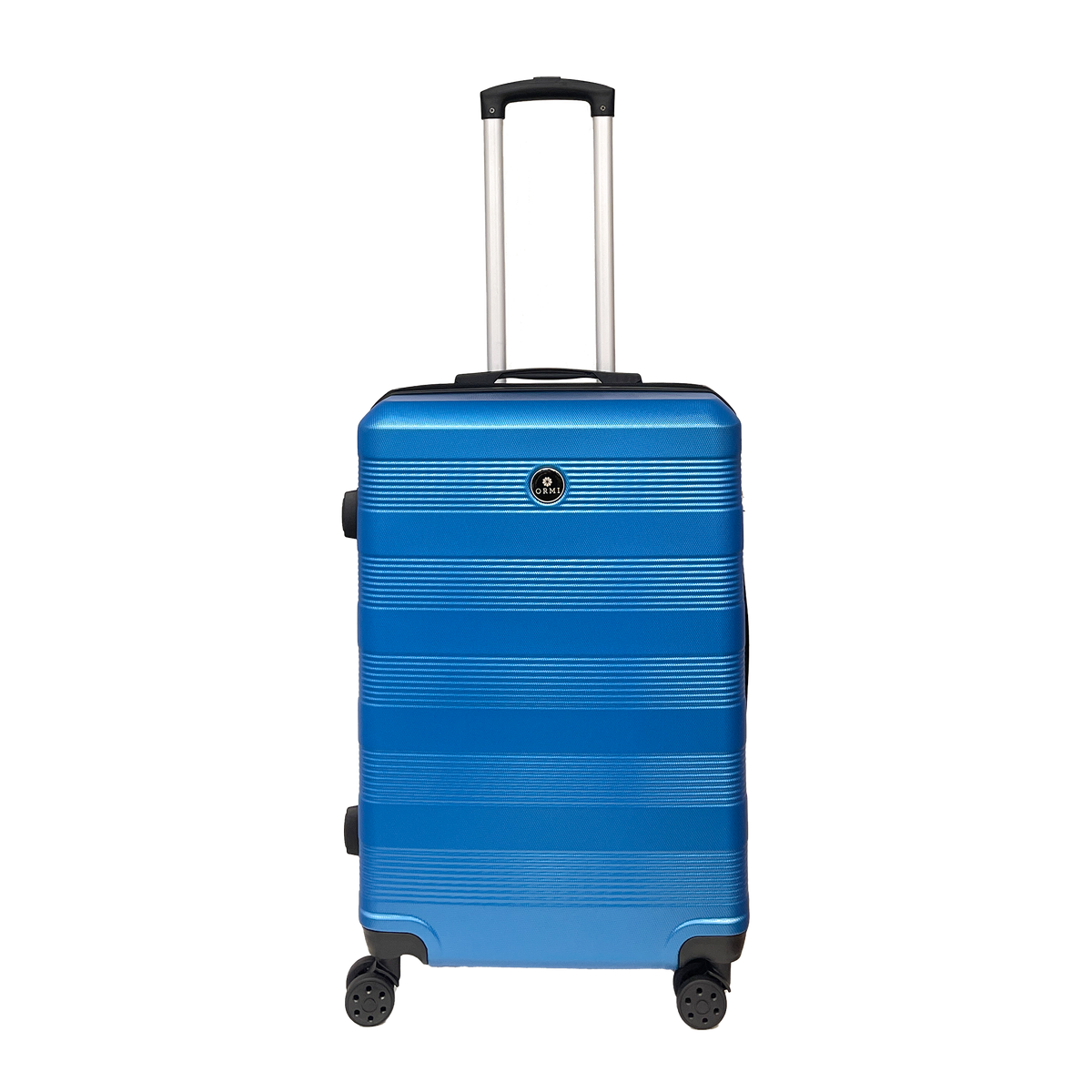 Az Ormi Tenwave közepes méretű kemény trolley bőröndje: 65x43x26 cm méretű, ultrakönnyű ABS-ből készült, 4 darab 360