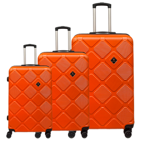Sada cestovních kufrů Ormi Diamond Lux - Lehké, odolné a elegantní | Obsahuje 3 kufrů na kolečkách