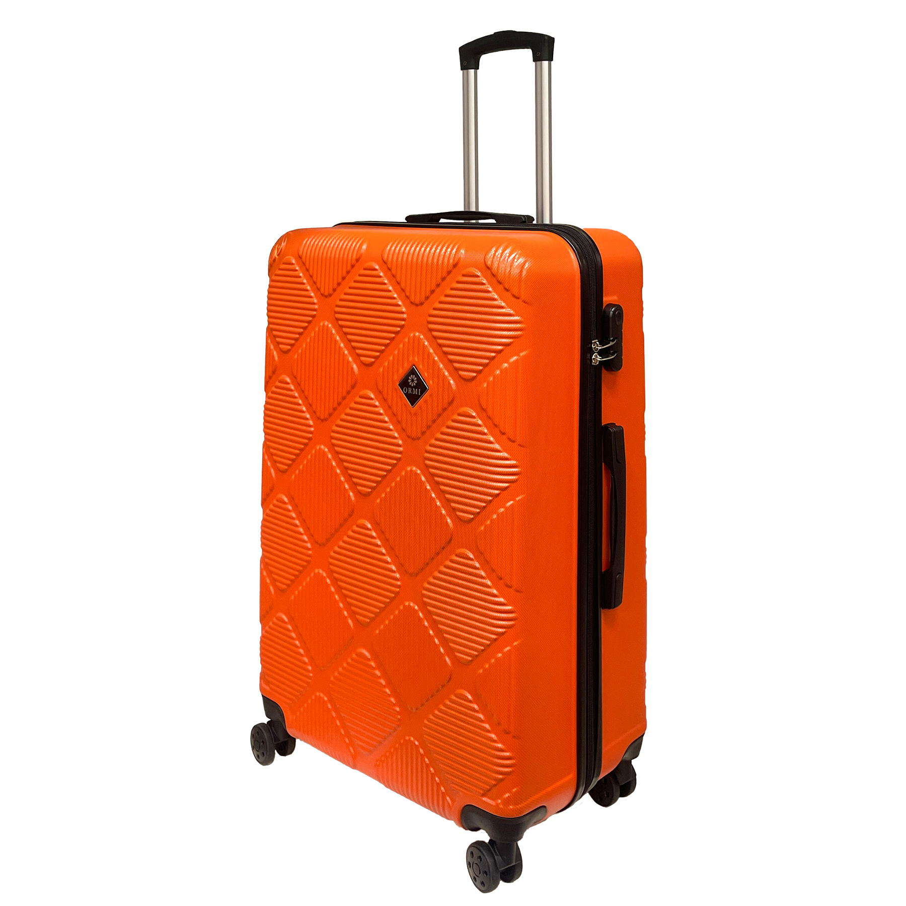 Ormi DuoLine Large Hardshell Trolley Suitcase 75x50x30 cm Ultra Lightweight in ABS with 4 360° Swivel Wheels