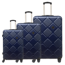 Set di Valigie da Viaggio Ormi Diamond Lux - Leggero, Resistente ed Elegante | Include 3 Trolley: Piccola (55 cm), Media (65 cm), Grande (75 cm)