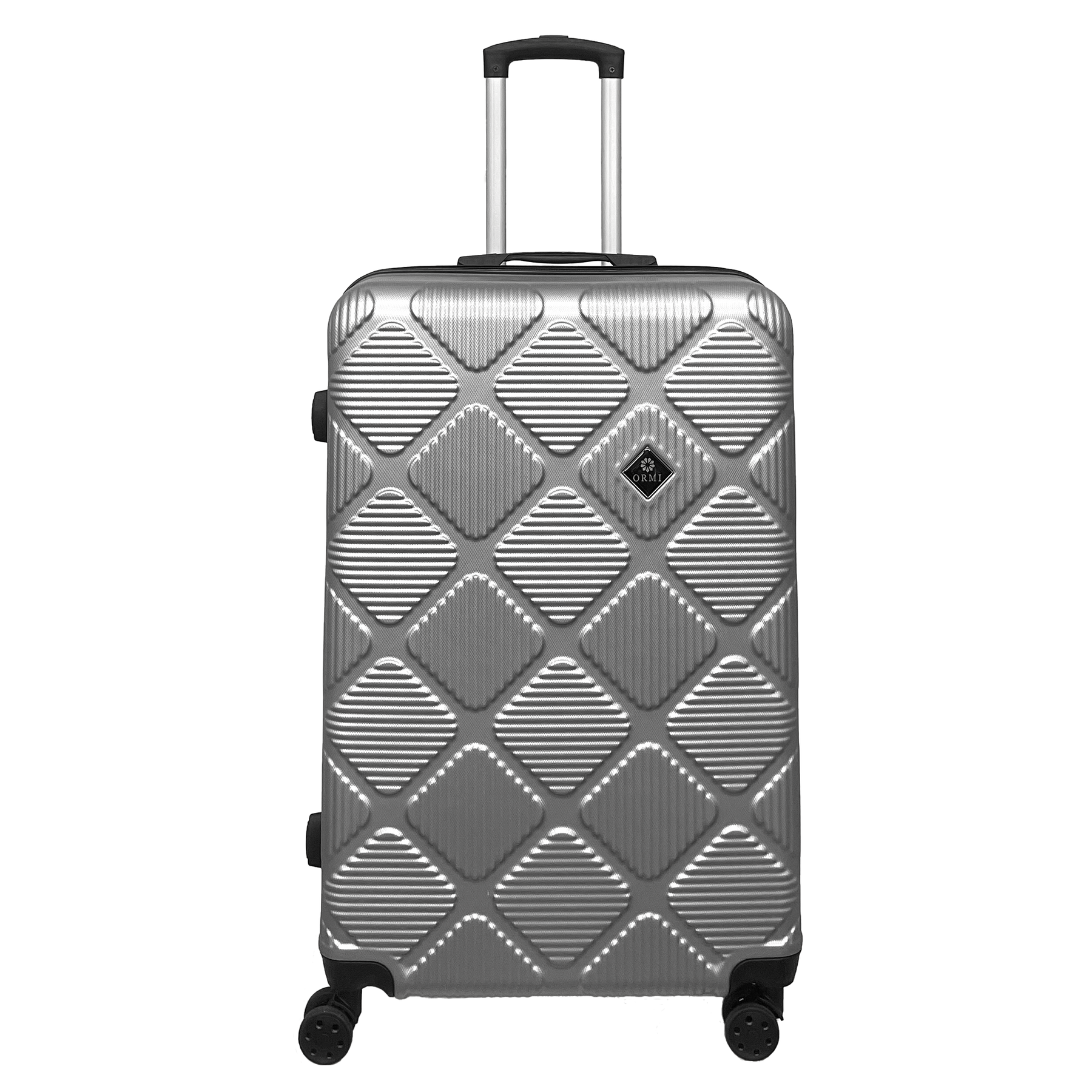 Ormi Diamond Lux: Veľký kufor 75x50x30 cm, Tvrdý kufor a ultra ľahký, 8 dynamických 360° kolies