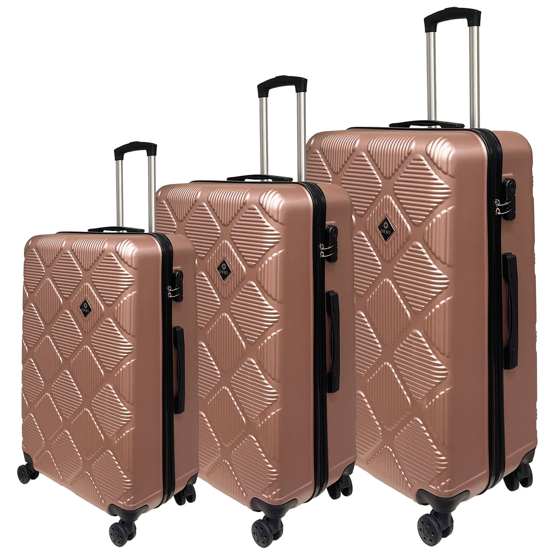 Ormi Diamond Lux Travel Luggage Set Lightweight Durable and Elegan