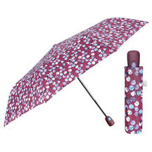 Vis parapluie ouverts et fermer les pois colorés automatiques