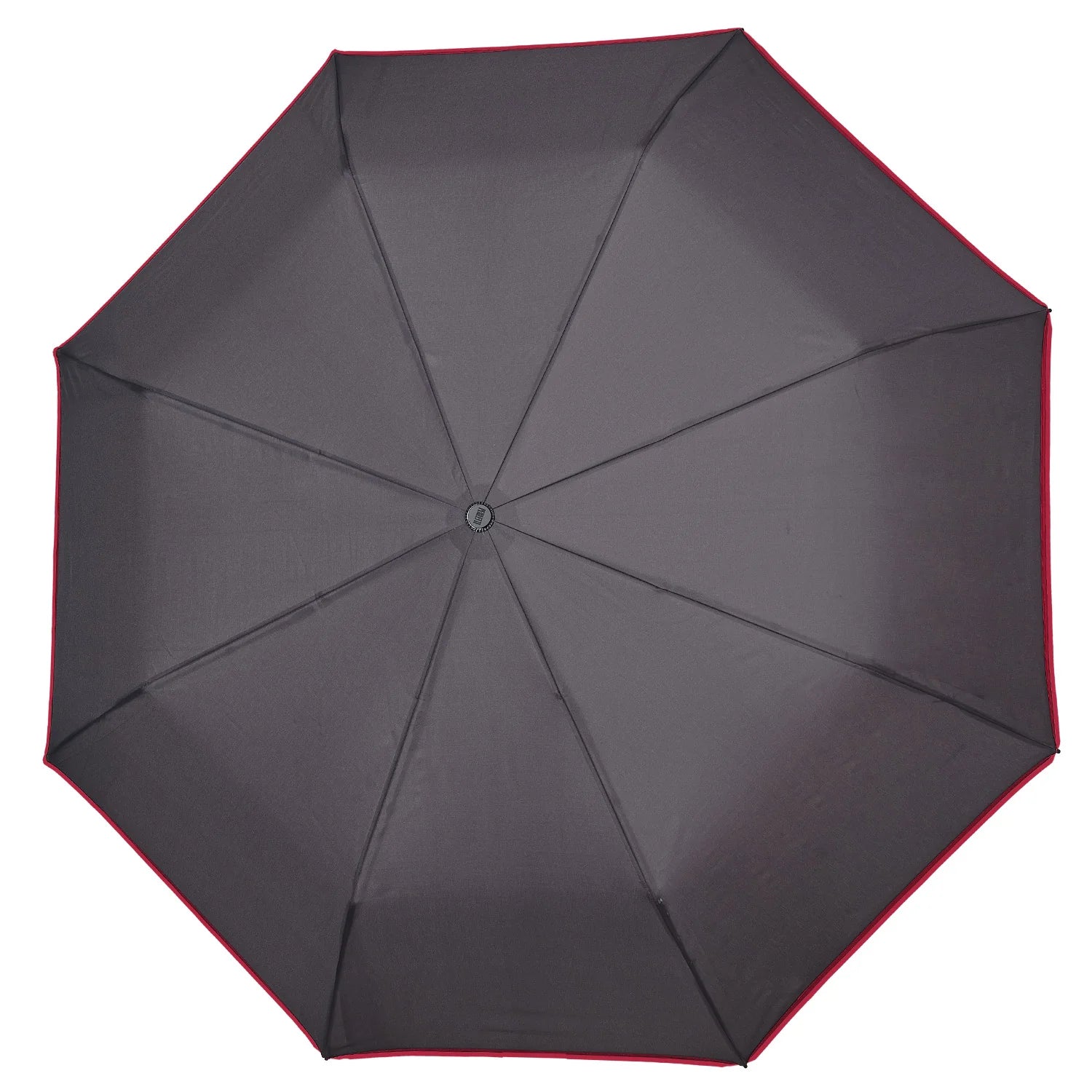 Pearls Umbrella Man Manual Culoare solidă cu bordură