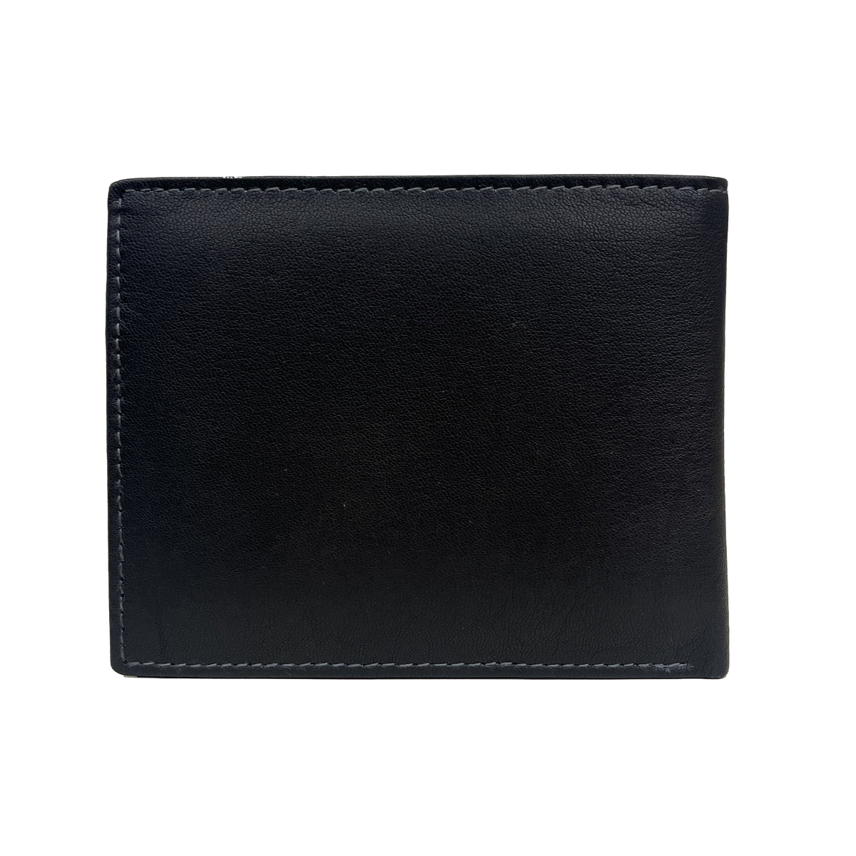 EC Coveri Men's Wallet en cuir Vera avec des rayures colorées