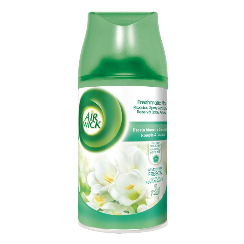 Air Wick FreshMatic Max Spray Recharge for Diffuser 250ml - White Freesia and Jasmine