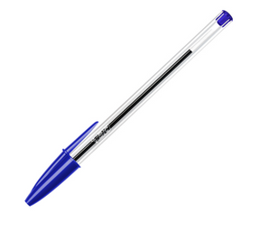 BIC -Kristall -Originalkugel Stiftspitze 1 mm mittelblauer Dehnung 1 PC