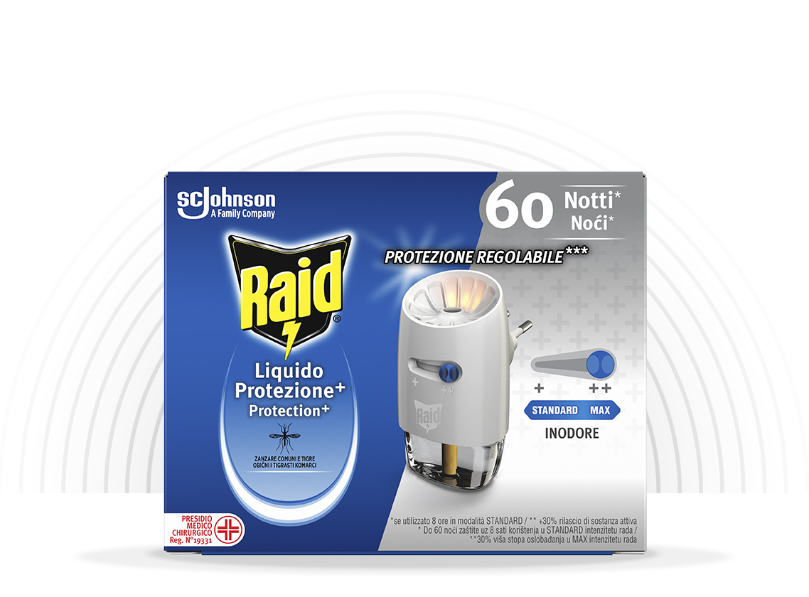 RAID difusor + liquidificação de proteção de carregamento líquido + 60 noites