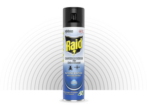 RAID Insecticide Spray Flies and Mosquitoes plus rychlá akce Aqua-Base Technology 400 ml