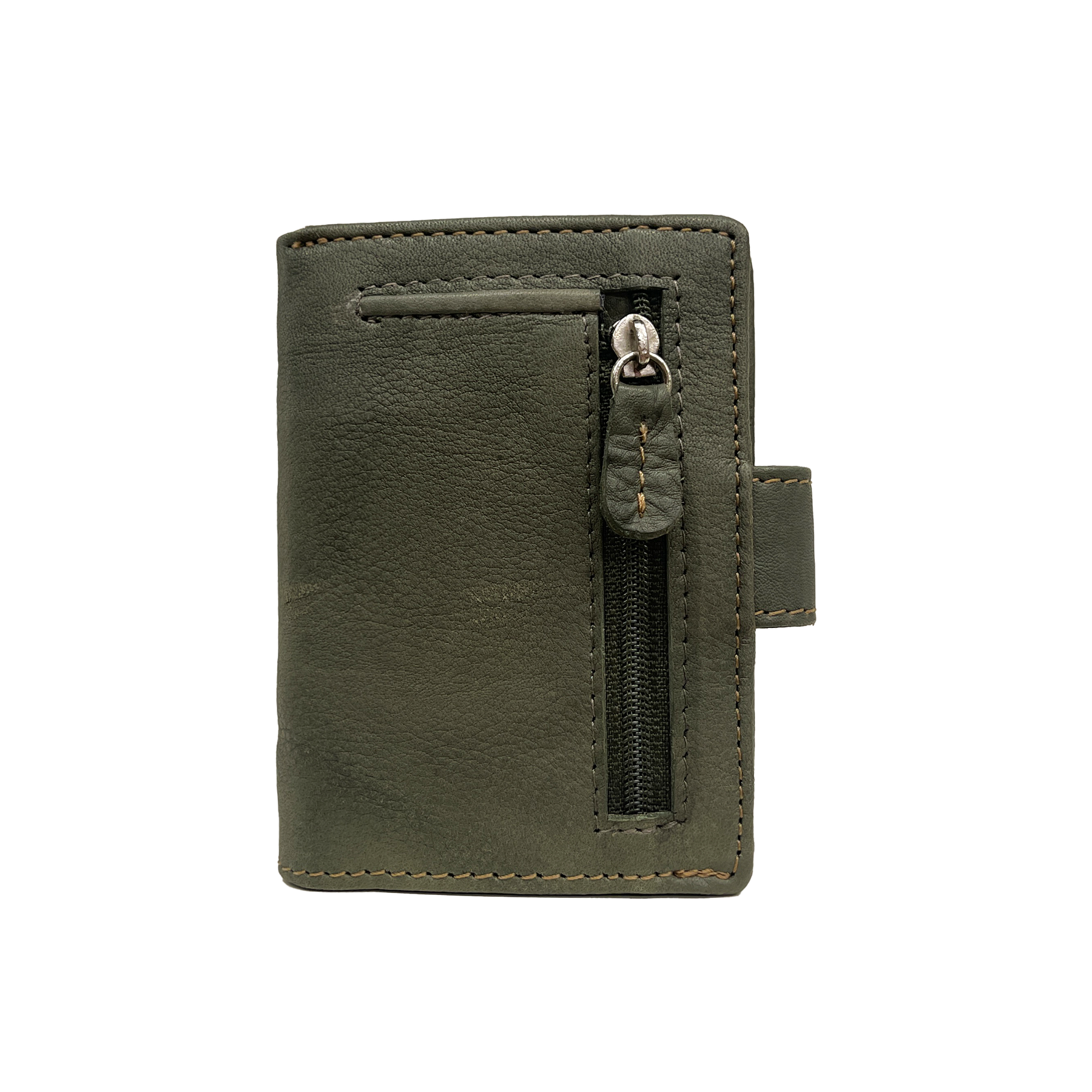 Men's portfolio in real Caledon leather with aluminum cards and RFID block