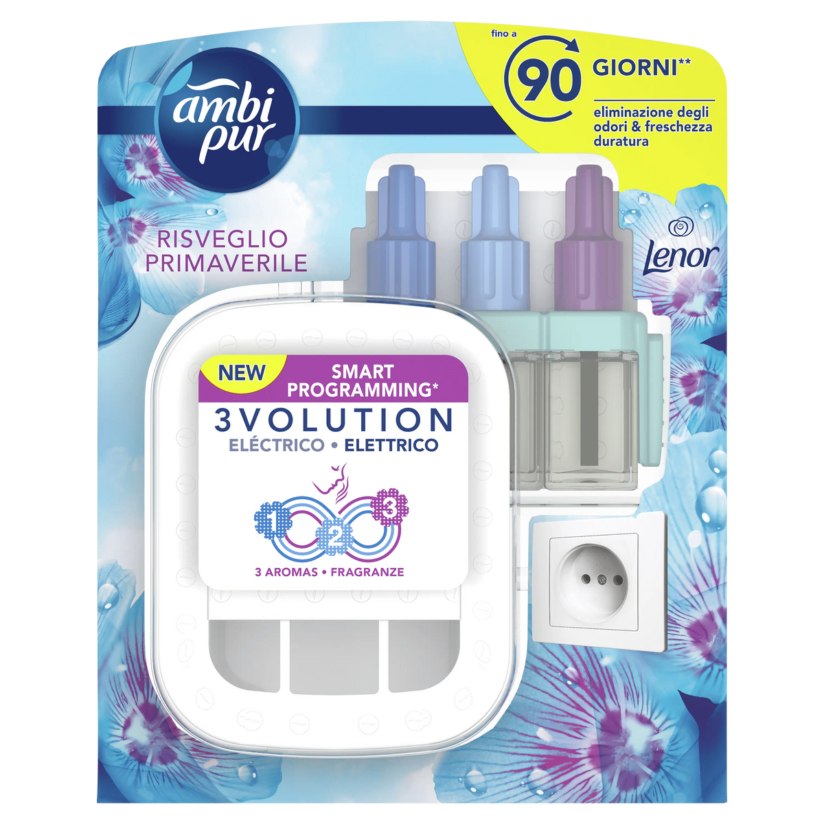 Ambipur 3 Volution Electrical Differenture + Spring Walking Ponovno 20 ml traja do 90 dni