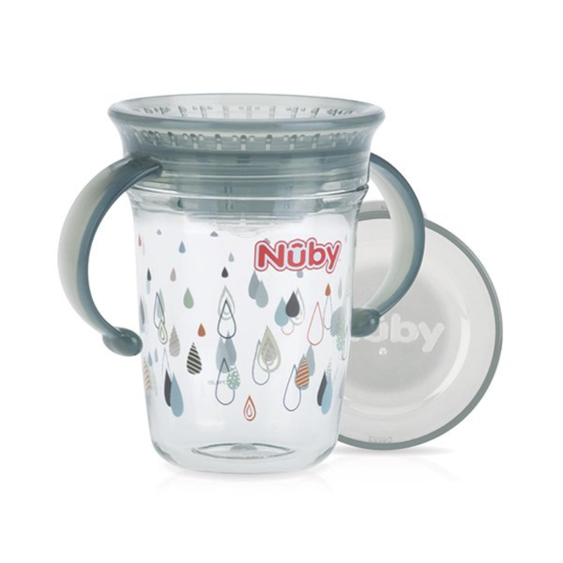Nuby 360° Wonder Cup Tazza in Tritan Con Manici - 240ml