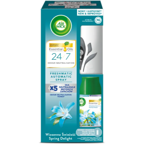 Air Wick FreshMatic Spray Automatic deodorant for Spring Primavera Profumo Environments