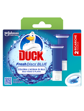 Disques fraîches de canard wc 2 top bleu -ups - Couleur d'eau bleue