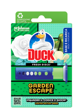 Discos frescos de pato gel wc base + recarga