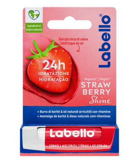 Labello Burrocacao Strawberry Shine 24 órás hidratáció 5,5 ml