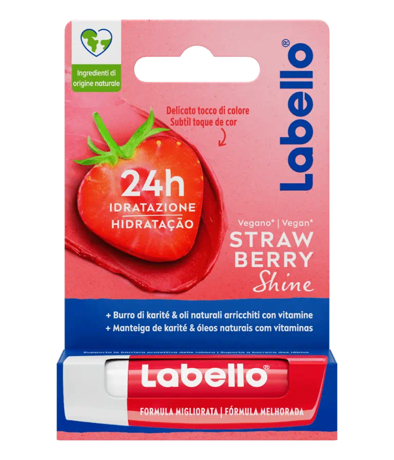 Labello Burrocacao Strawberry Shine 24 órás hidratáció 5,5 ml