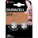 Μπαταρίες κουμπιού λιθίου Duracell 3V CR2016 2pz