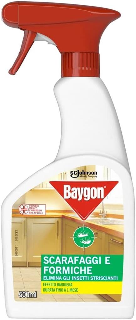 Baygon Spray Scarafaggi e Formiche 500 ml