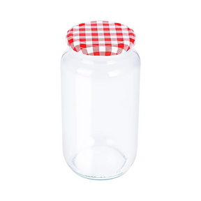Glass jar with lid 1L