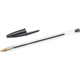 Bic Crystal Original Sphere Pen Toar 1 mm Medium Black Stretch 1 PCS