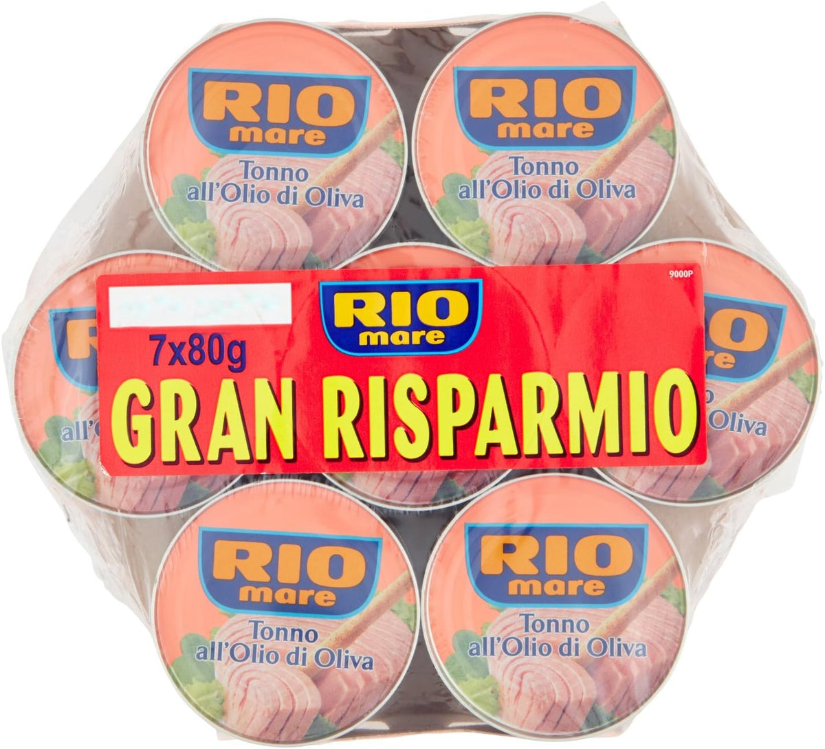 Tuna de mare Rio în ulei de măsline 560 (80g x 7 bucăți)