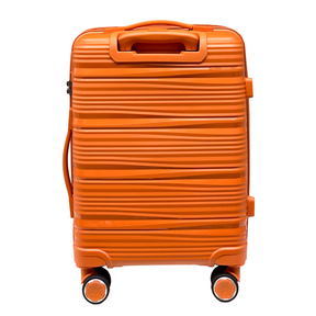 Vibrant Voyager: Kova matkalaukku Spinner Tangerine-värissä - 360° pyörät ja TSA-lukko
