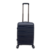 Vibrant Voyager : Valise rigide à main Spinner en Tangerine - Roues à 360° et serrure TSA