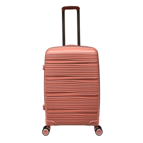 Middelgrote koffer van polypropyleen met schokbestendigheid en geïntegreerd TSA-slot