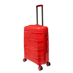 Medium Polypropylene Suitcase with Impact Resistance and Integrated TSA Lock