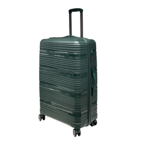Grote koffer van polypropyleen met schokbestendigheid en geïntegreerd TSA-slot