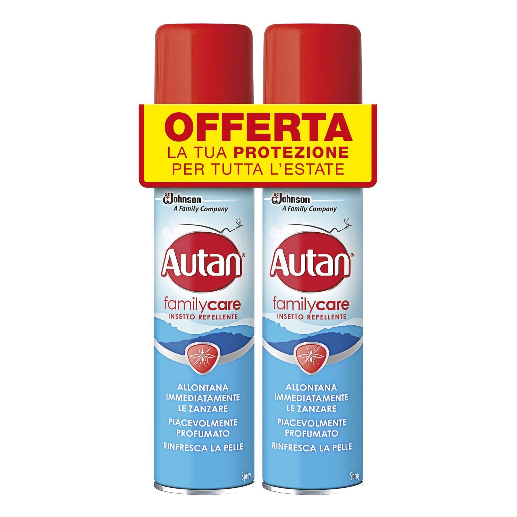 „Autan Family Care -Spary“ 2 x 100 ml repelento vabzdys