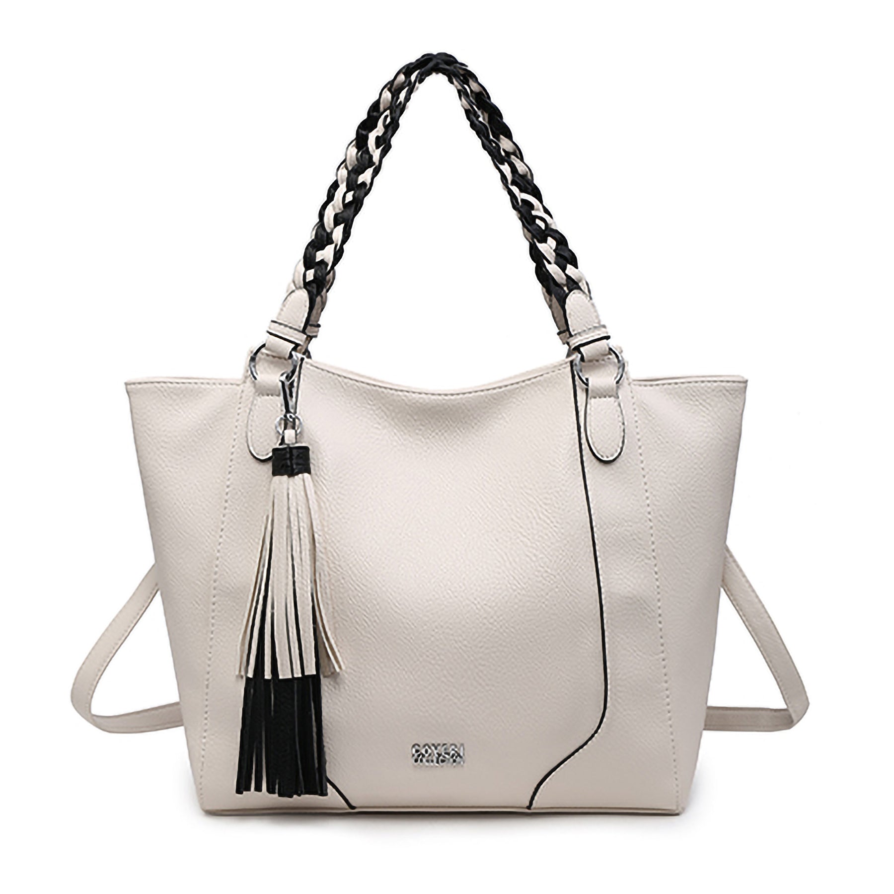 Coveri Collection - Chic Nautica: Tote Bag with Nappine and intertwined details