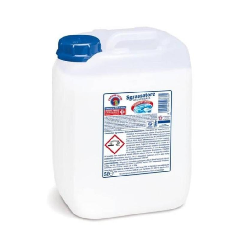 Chanteclair universal degreaser disinfectant 5 liters tanica