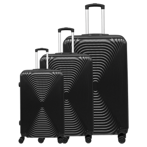 Ormi StshLine 3 kappaleen matkalaukkusetti - Kova, erittäin kevyt ABS-materiaali - Pieni 55 cm, Keski 65 cm ja Iso 75 cm.