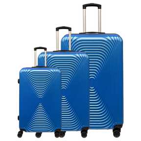 Ormi trolley bőröndkészlet: 3 darab kemény ABS anyagú, ultrakönnyű bőrönd - kicsi 55 cm, közepes 65 cm és nagy 75 cm méretben