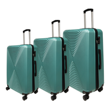 Trolley Ormi StshLine Set z 3 kusů tvrdých kufrů z ultra lehkého ABS - Malý 55cm, Střední 65cm a Velký 75cm