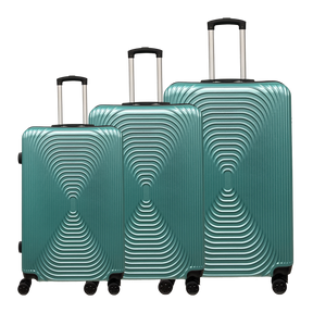 Trolley Ormi StshLine - Set de 3 valises en ABS rigide ultra légères - Tailles : petite 55 cm, moyenne 65 cm et grande 75 cm