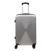 Ormi DuoLine Keskokokoinen kova matkalaukku 65x45x25 cm Erittäin kevyt ABS-materiaalista, 4 pyörällä, jotka pyörivät 360 astetta