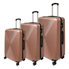 Ormi StshLine Kofferset aus ultraleichtem, hartem ABS - Klein 55 cm, Mittel 65 cm und Groß 75 cm
