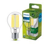 Philips LED Filament E27 60W - 4W, 840 Lumen, Cold White Light 4000K, Ultra Efficient