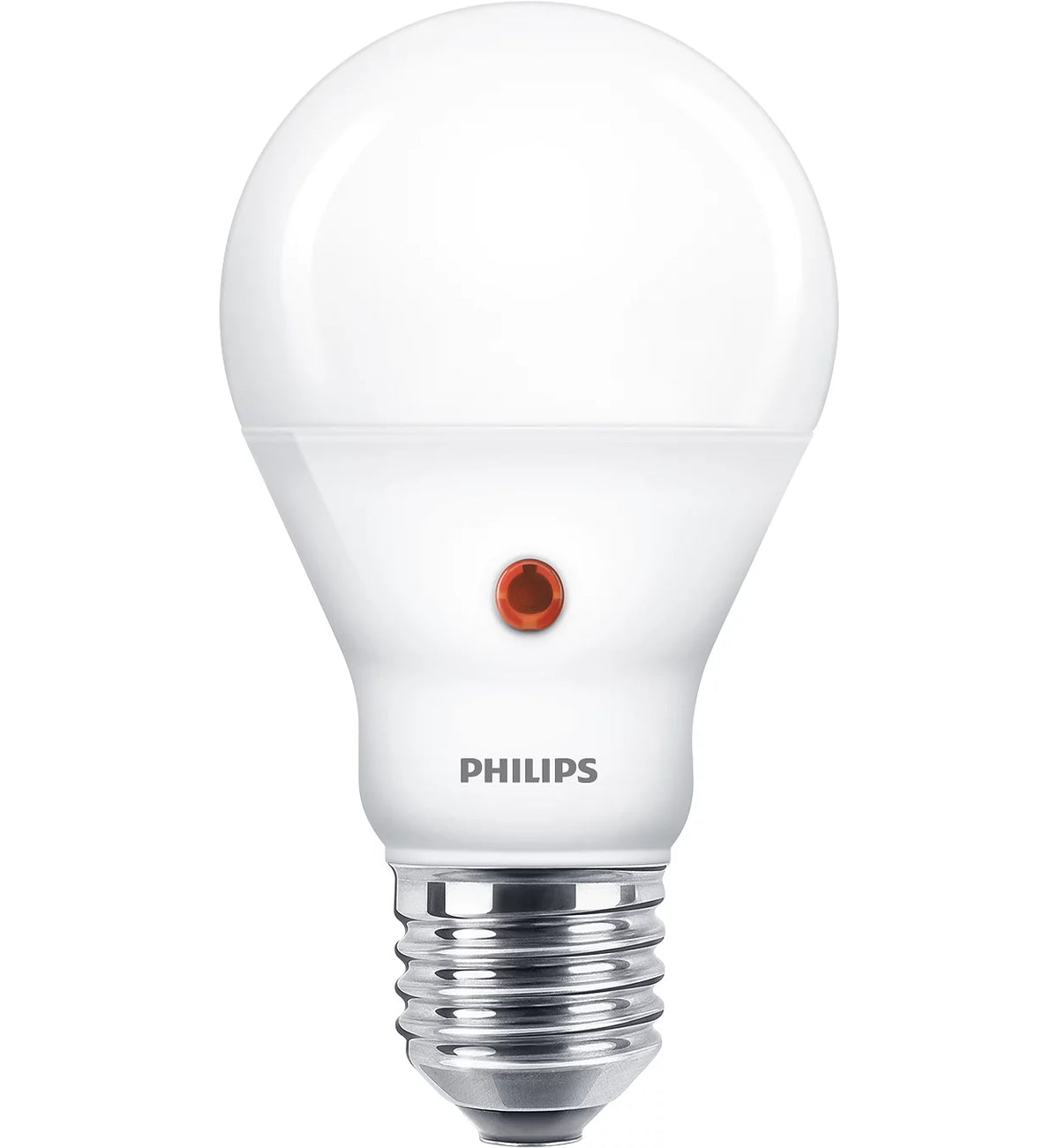 Η Philips οδήγησε τον λαμπτήρα Goccia με αισθητήρα Twilight, 6.5W = 60W E27 4000K, White Light