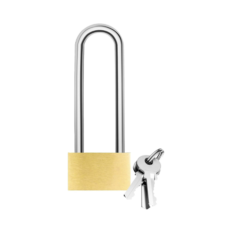 20 mm long padlock with 2 keys - Security for suitcase, luggage, travel bag, and backpacks