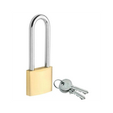 25 mm long padlock with 2 keys - Security for suitcase, luggage, travel bag, and backpacks