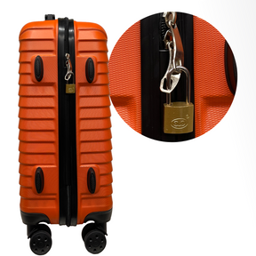 Lås med 20 mm bøjle og 2 nøgler - Sikkerhed til kuffert, bagage, rejsetaske og rygsække