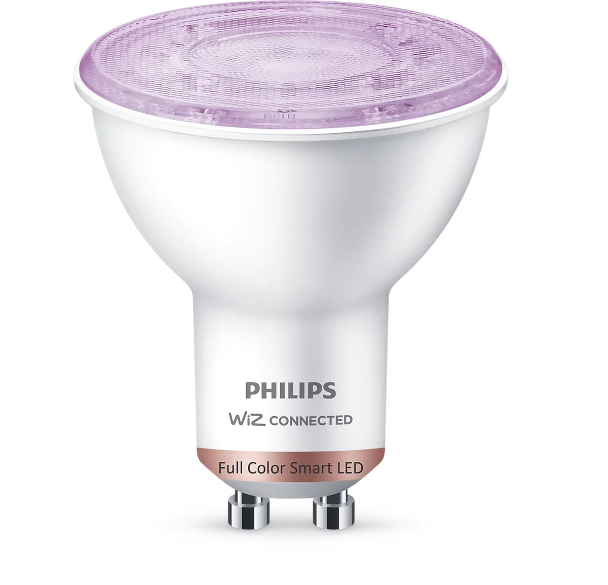 Philips Wiz connecté WiFi Bluetooth LED Smart Color 50W GU10 922-65 RVB Bipack 2 PCS